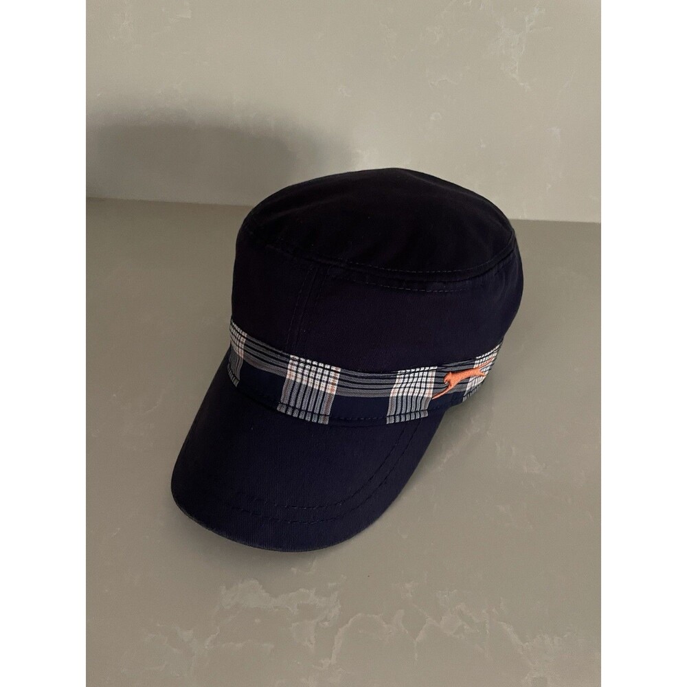 Men’s Navy Blue Plaid Slazenger Strap Back Adjustable Golf Hat One Size